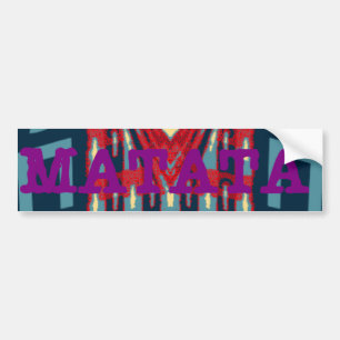 Hakuna Matata Text Hope Abstrakt Art Print Design Bildekal