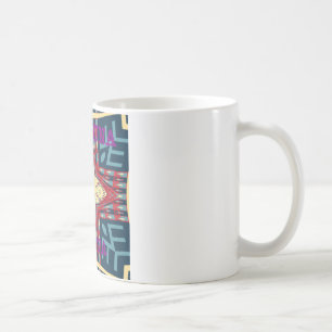 Hakuna Matata Text Hope Abstrakt Art Print Design Kaffemugg