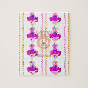 Hakuna Matata: Vackert Baby Lejona designmotif Pussel