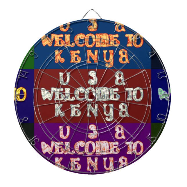 Hakuna Matata Välkommen till Kenya.png Darttavla (Framsidan)
