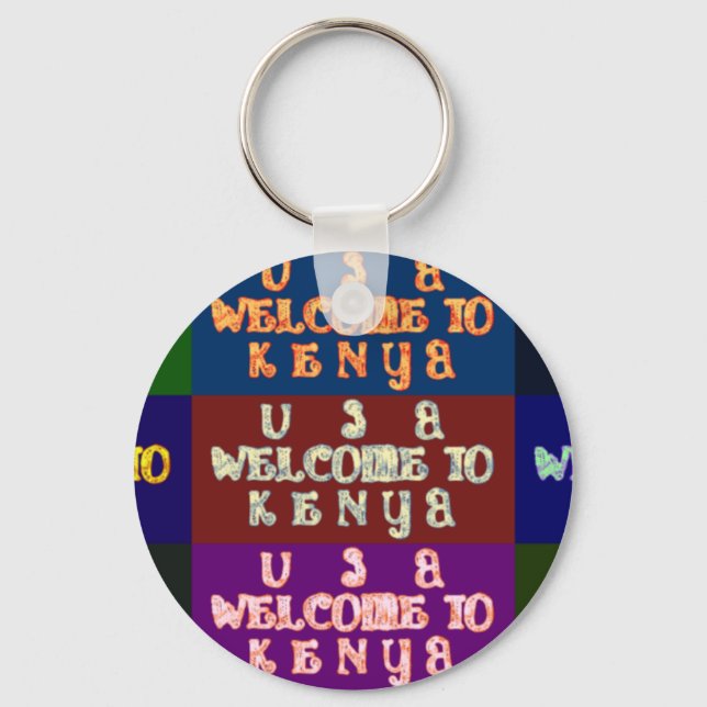 Hakuna Matata Välkommen till Kenya.png Nyckelring (Framsida)
