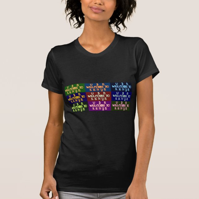 Hakuna Matata Välkommen till Kenya.png T-shirt (Framsida)