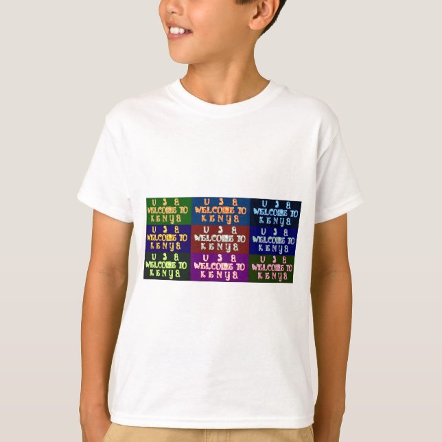 Hakuna Matata Välkommen till Kenya.png Tee Shirt (Framsida)