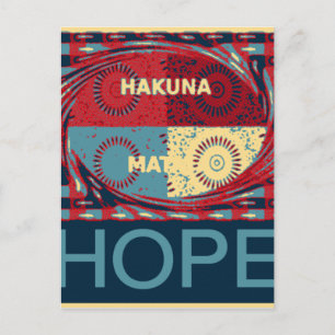Hakuna matata vykort