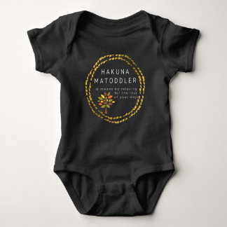 Hakuna Matoddler Baby Småbarn T Shirt