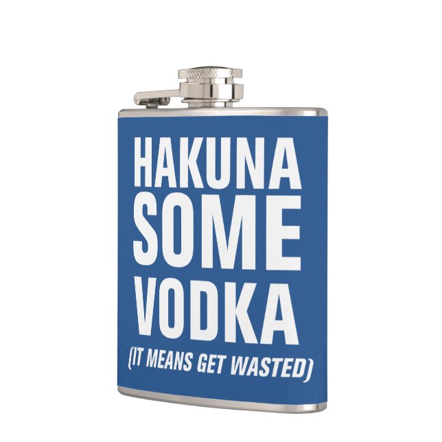Hakuna någon Vodka Fickplunta (Vänster)