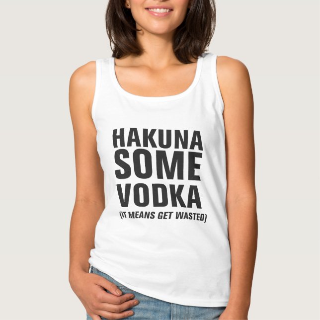 Hakuna some Vodka Tröja (Framsida)