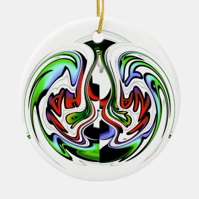 HakunaMatata hakunamatata gift färg Julgransprydnad Keramik (Framsidan)