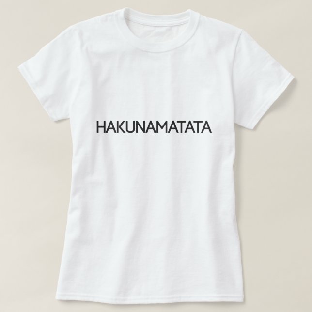 HakunaMatata utslagsplats T-shirt (Design framsida)