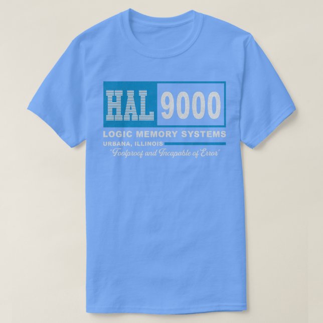 HAL 9000 2001 A Space Odyssey Worn T Shirt (Design framsida)
