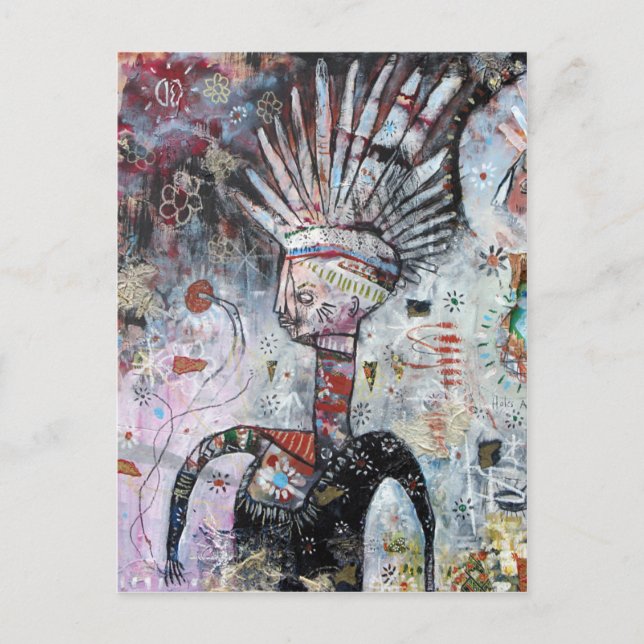 hål är inte olika fönster vykort (Framsida)