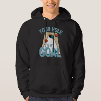 Hål är min måltavla Cornhole Bean Bag Älskare Hoodie