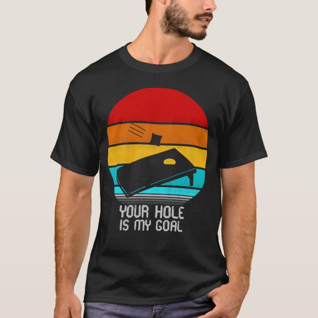 hål är mitt mål t shirt (Framsida)