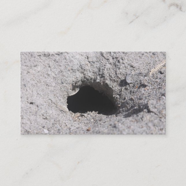 HÅL i AFFÄRSKORTEN Visitkort (Framsida)