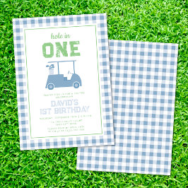 Hål i en av tre barn, pojken 1:a födelsedagen inbjudningar