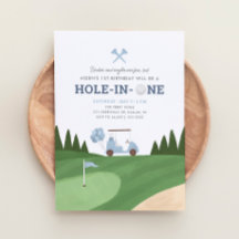 Hål i en Golf 1:a födelsedag