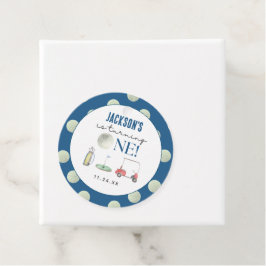 Hål i en golf Boy Birthday Gåvor Etiketter