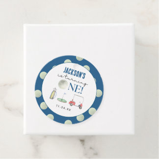 Hål i en golf Boy Birthday Gåvor Etiketter