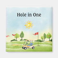 Hål i en Golf Magnet