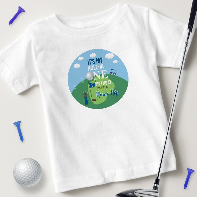 Hål i en golf på födelsedag t shirt (Skapare uppladdad)