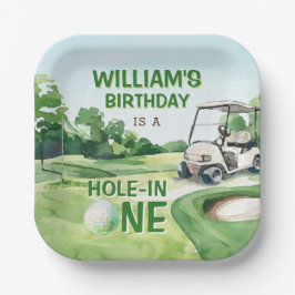 Hål i en Golf Par-T 1:a födelsedagen