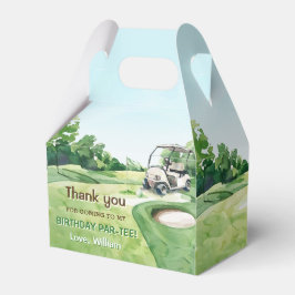 Hål i en Golf Par-T 1:a födelsedagen Presentaskar