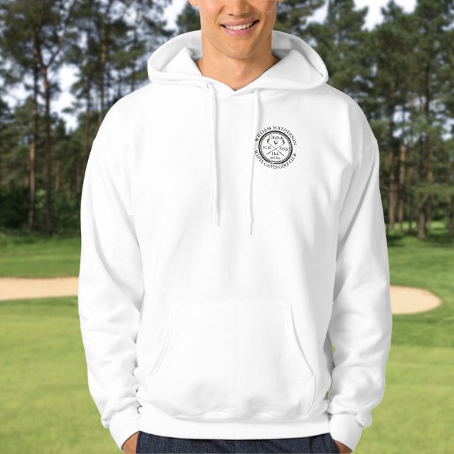 Hål i en klassisk Golf-Personlig Hoodie (Hole in One Classic Golf Personalised Hoodie)