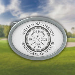 Hål i en klassisk Personlig Golf<br><div class="desc">Med en frimärke-effektsmodell av åldras-typ. Anpassa namn,  placera hål nummer och datum för att skapa en underbar keepy för att fira detta fantastiska hål i ett. Designad av Thisisnotme©</div>
