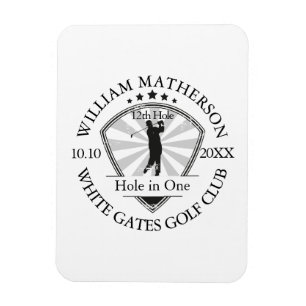 Hål i en klassisk Personlig Golf Magnet