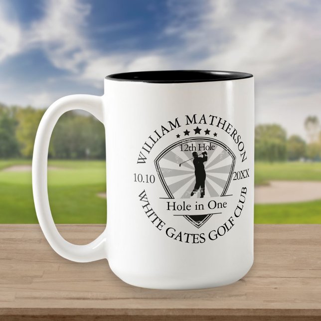 Hål i en Snyggt av klassisk Personlig Golf Två-Tonad Mugg (Skapare uppladdad)