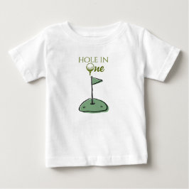 Hål i ett Pojke Första Födelsedag T Shirt