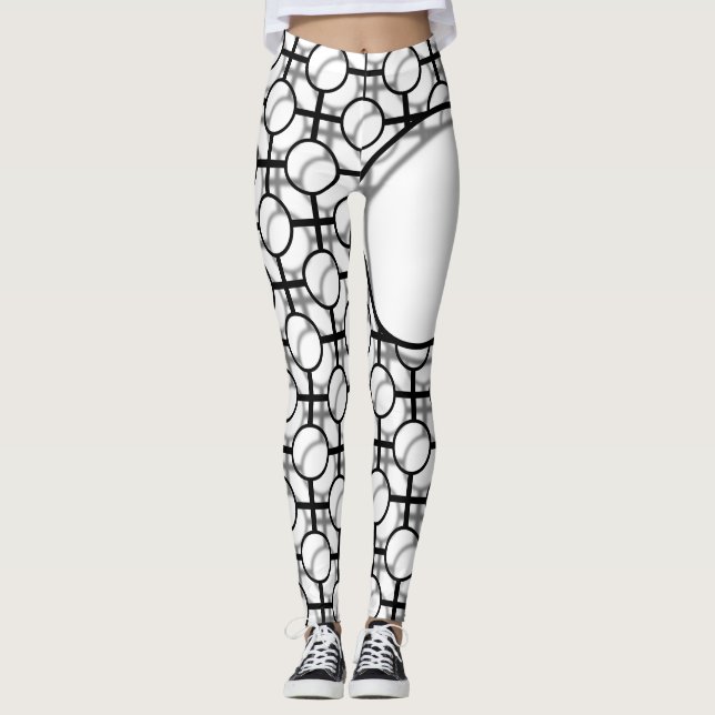 Hål i mesh Leggings (Framsida)