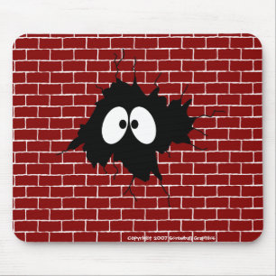 Hål i Wall Mousepad Musmatta