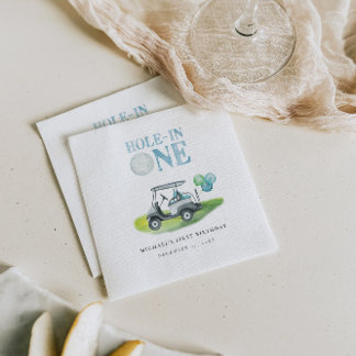 Hål-in-One Mini Golf Party Pappersservett