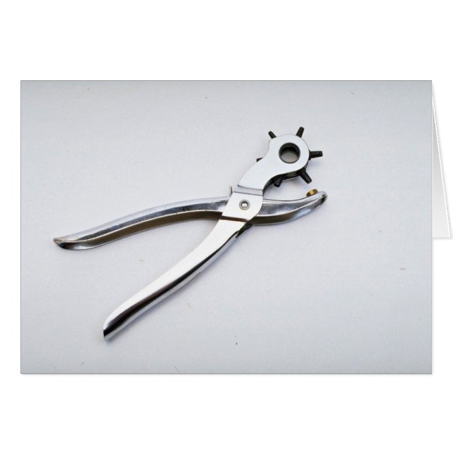 Hål slår hälsningskort (Framsidan Horizontal)