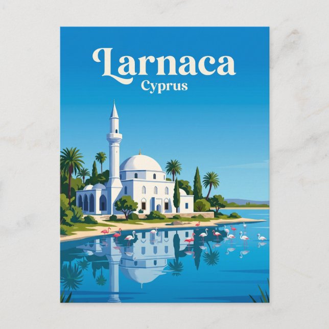 Hala Sultan Tekke Cypern Vykort (Framsida)