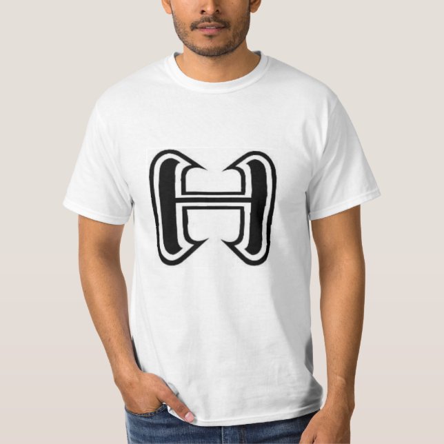 Halacy Logotyp Black and White T Shirt (Framsida)