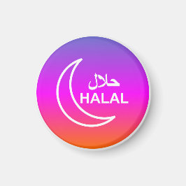 Halal engelska arabiska Business Magnet
