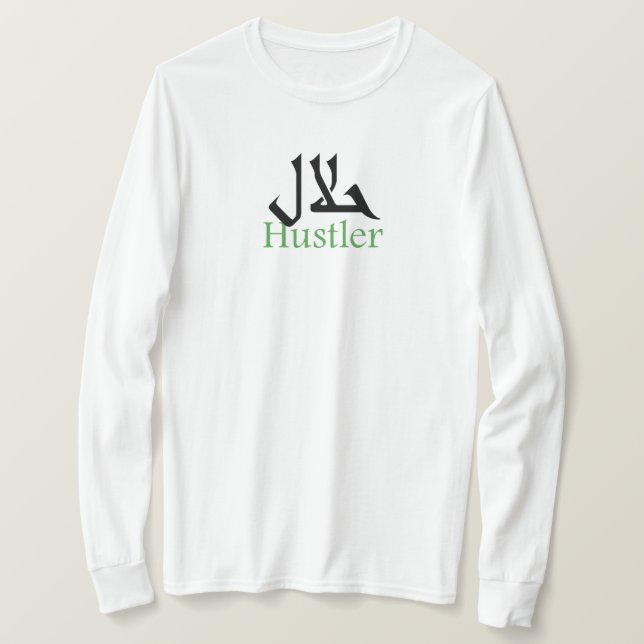 Halal Hustler T Shirt (Design framsida)