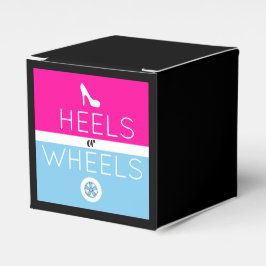 Hålar eller Hjul |Rosa och blått Gender Presentaskar