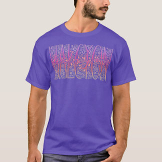 Halcyon Lettering Design T Shirt