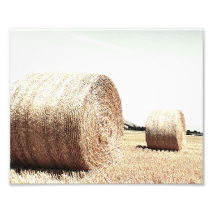 Hale Bales Land bonhouse Stil Fototryck