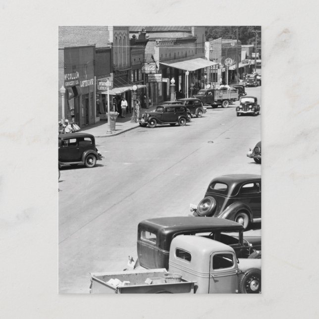 Hale County, Alabama, 1930 Vykort (Framsida)