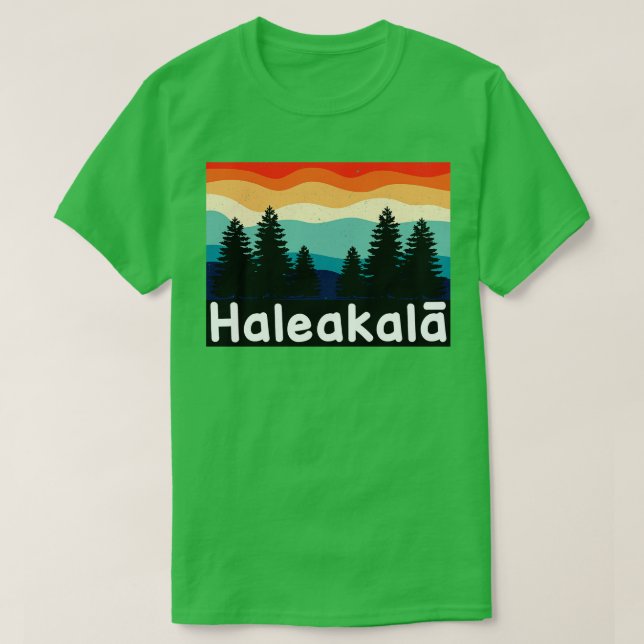 Haleakal nationalpark Hawaii T Shirt (Design framsida)