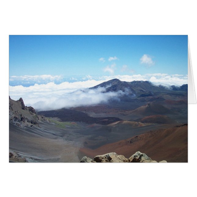 Haleakala Hälsningskort (Framsidan Horizontal)