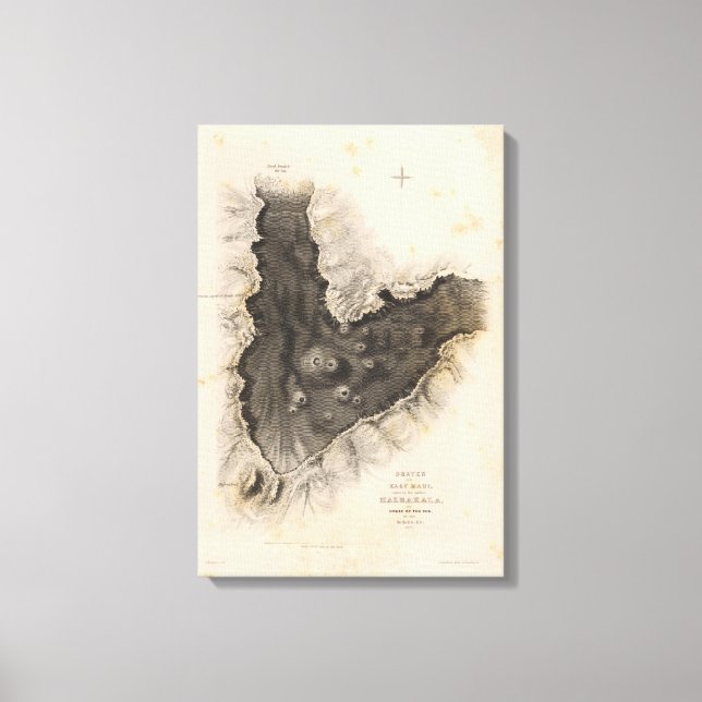 Haleakala, Hawaii Canvastryck (Framsida)