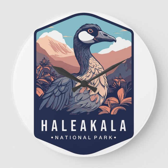 HALEAKALA NATIONAL PARK CLOCK 2025 STOR KLOCKA (Framsida)