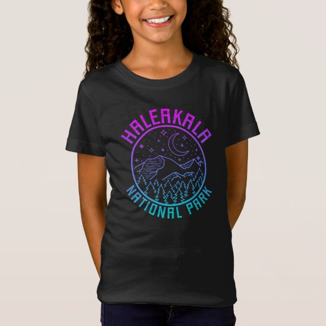 Haleakala National Park Hawaii USA Gradient T Shirt (Framsida)