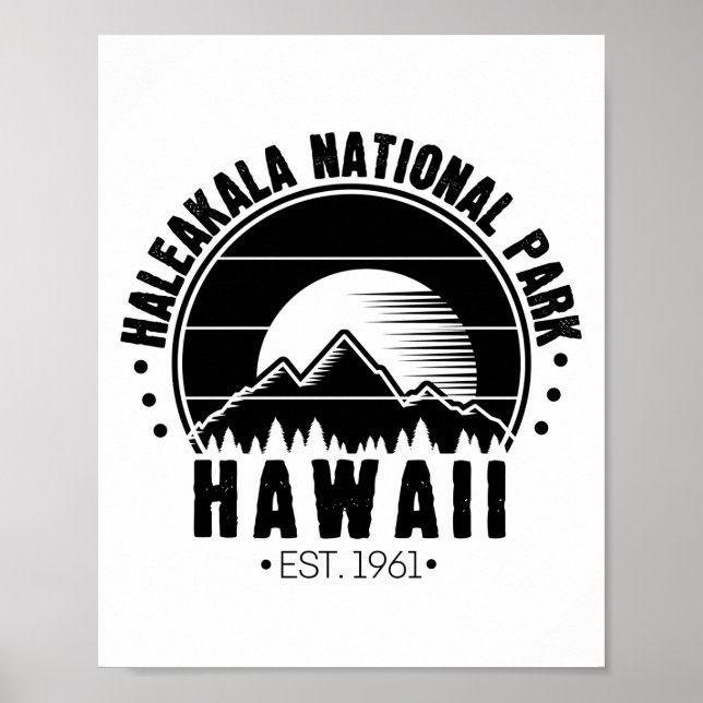 Haleakala National Park Hawaii USA Poster (Framsidan)