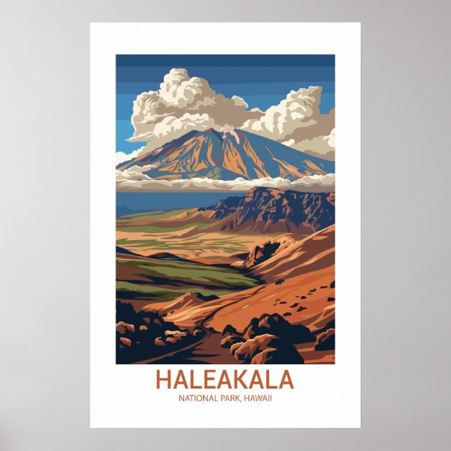 Haleakala National Park Hawaii USA Poster (Framsidan)